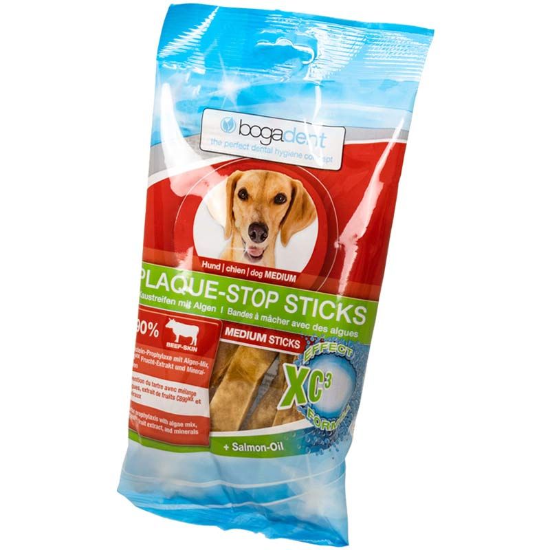 bogadent PLAQUE-STOP-STICKS MEDIUM Hund 100g