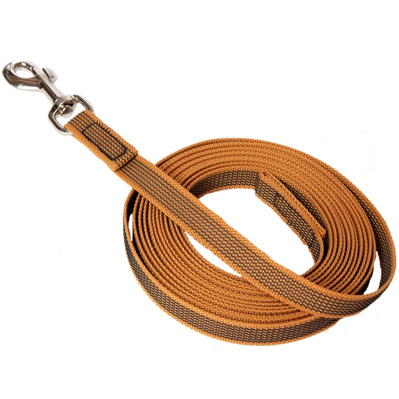 Trainingsleine Anti-Slip, 20mm/300cm, cognac
