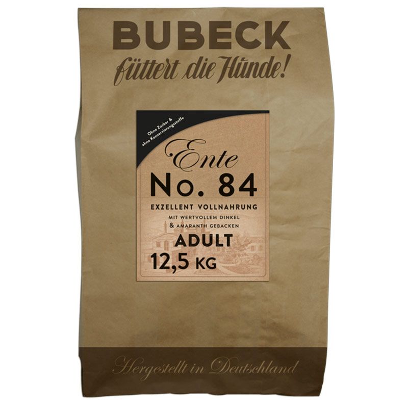 Bubeck Exzellent 84 Entenfleisch Dinkel Amaranth 12,5kg