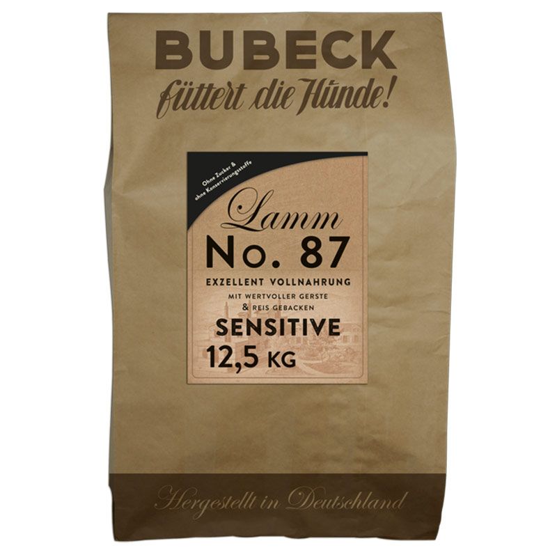 Bubeck Exzellent 87 Lammfleisch Gerste u. Reis 12,5 kg