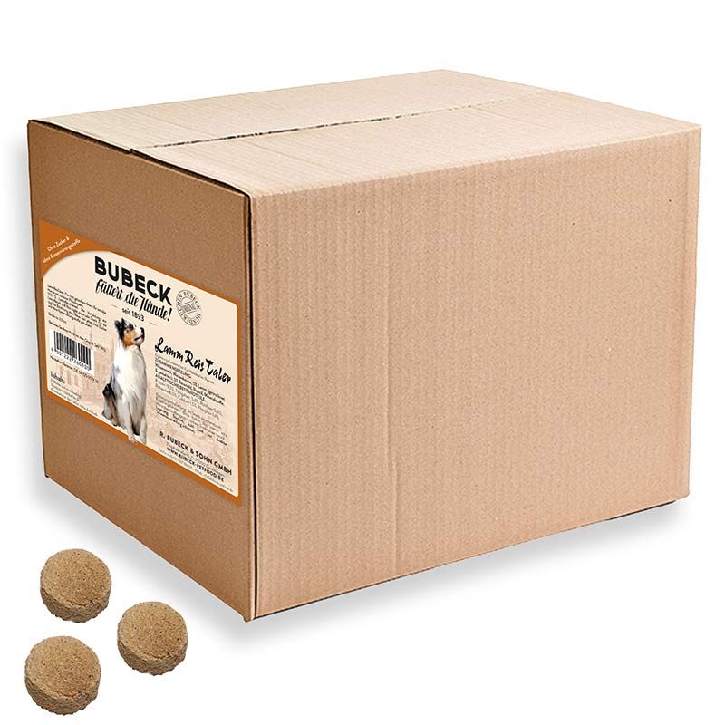Bubeck Lamm+Reis Taler 10 kg Karton