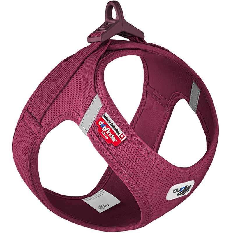 Curli Geschirr Vest Air-Mesh Clasp, Gr. XXXS, ruby