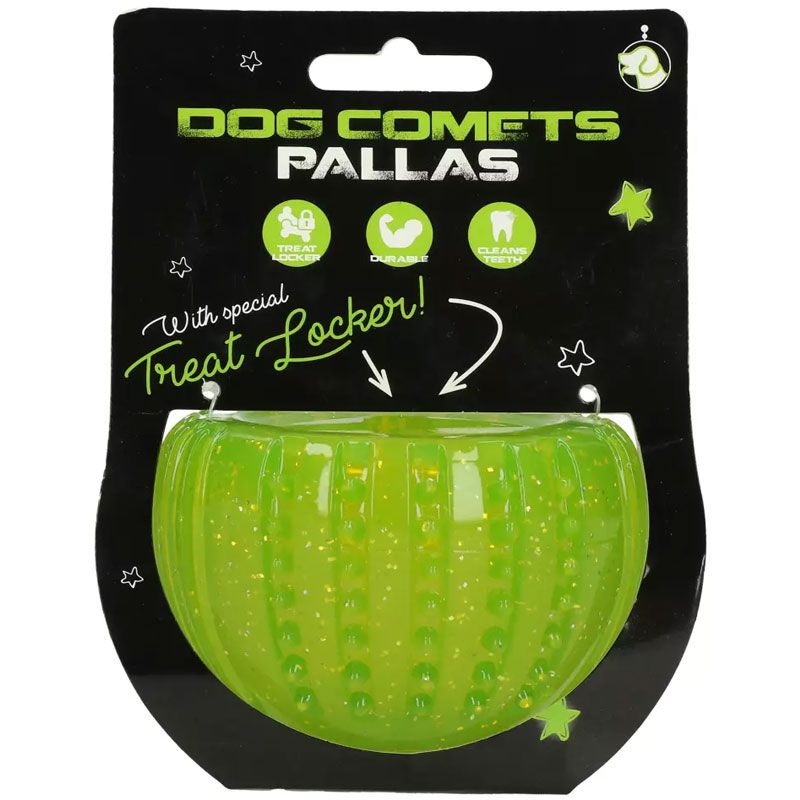 Dog Comets Treat Locker Pallas, grün, 7cm