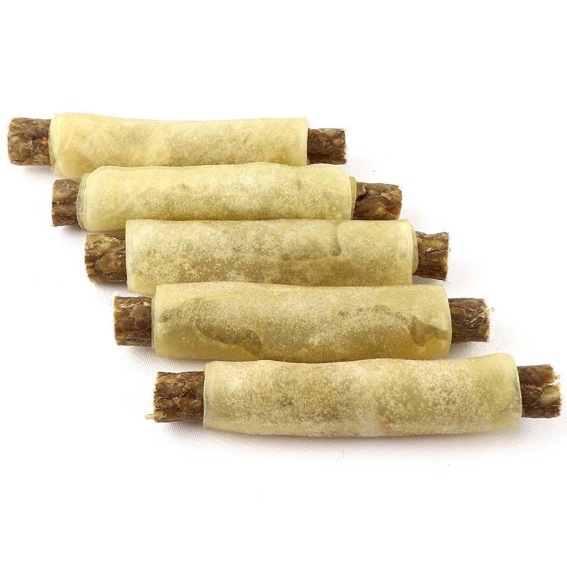 DOGBOSS Natur gef. Kaurollen Ente+Apfel 17cm 5 Stk. (5x75g)