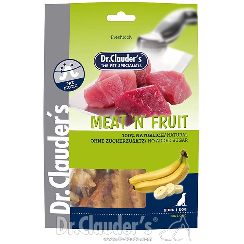 Dr. Clauders Meat n Fruit Banane und Hühnchen Snack 80g