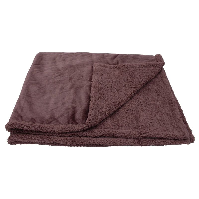 FurryFabs Wasserdichte Hundedecke Flanell,100x130cm,braun
