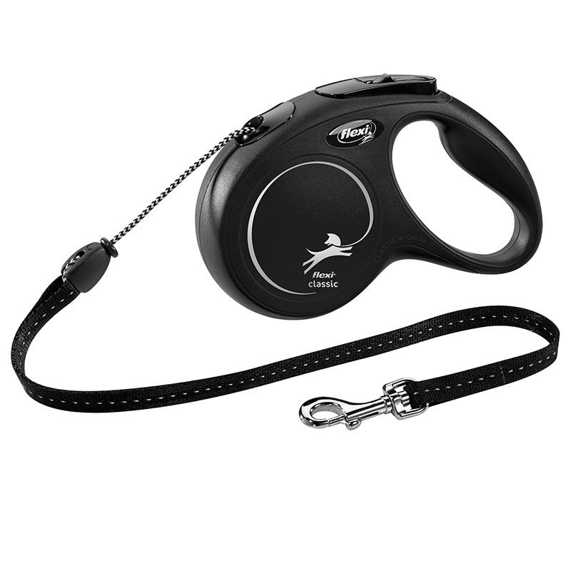flexi New CLASSIC, Seil, M: 5m, schwarz