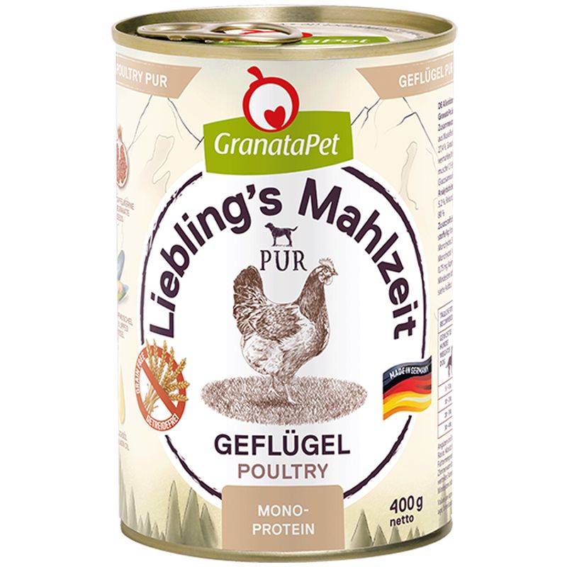 Granatapet Lieblingsmahlzeit Geflügel PUR 400g
