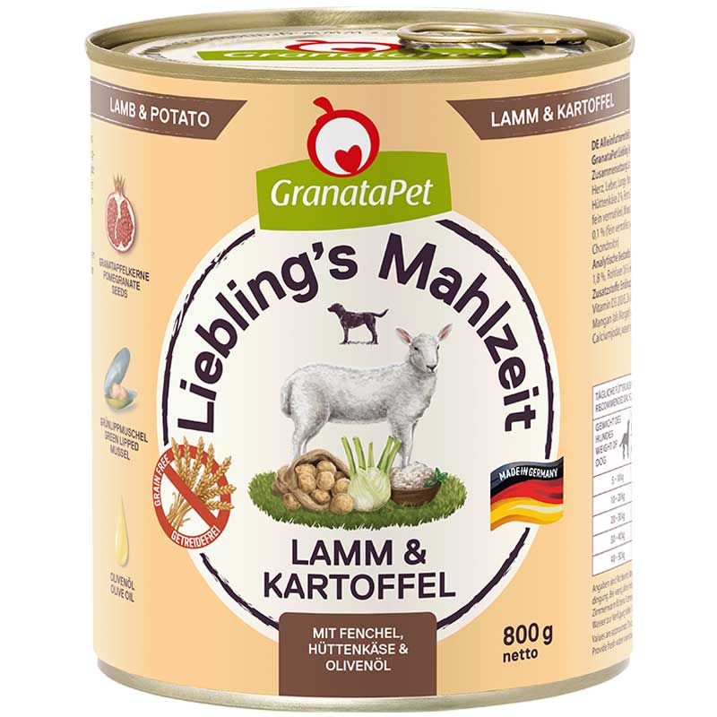 Granatapet Lieblingsmahlzeit Lamm und Kartoffel 800g