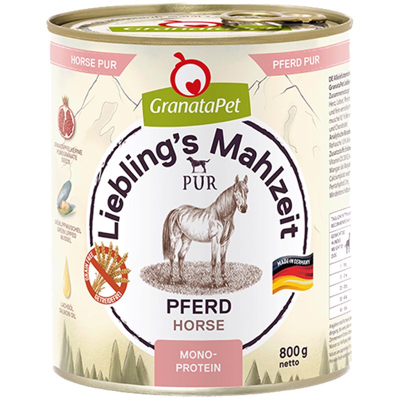 Granatapet Lieblingsmahlzeit Pferd PUR 800g