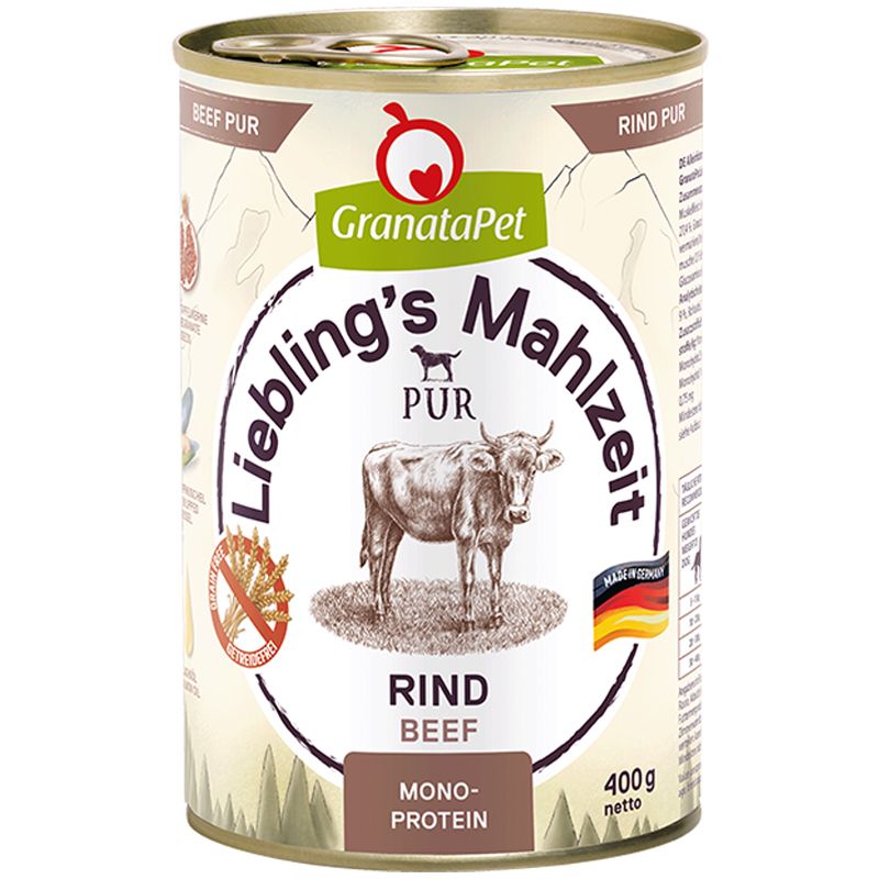 Granatapet Lieblingsmahlzeit Rind PUR 400g