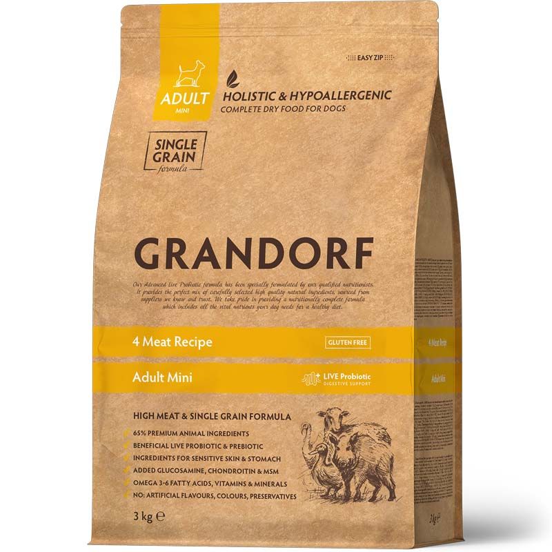 Grandorf Adult Mini 4 Fleisch 3 kg