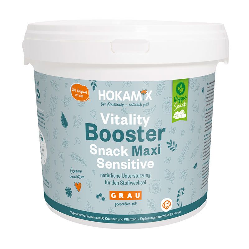 Grau Hokamix Vitality Booster Snack Maxi Sensitive 2,25 kg