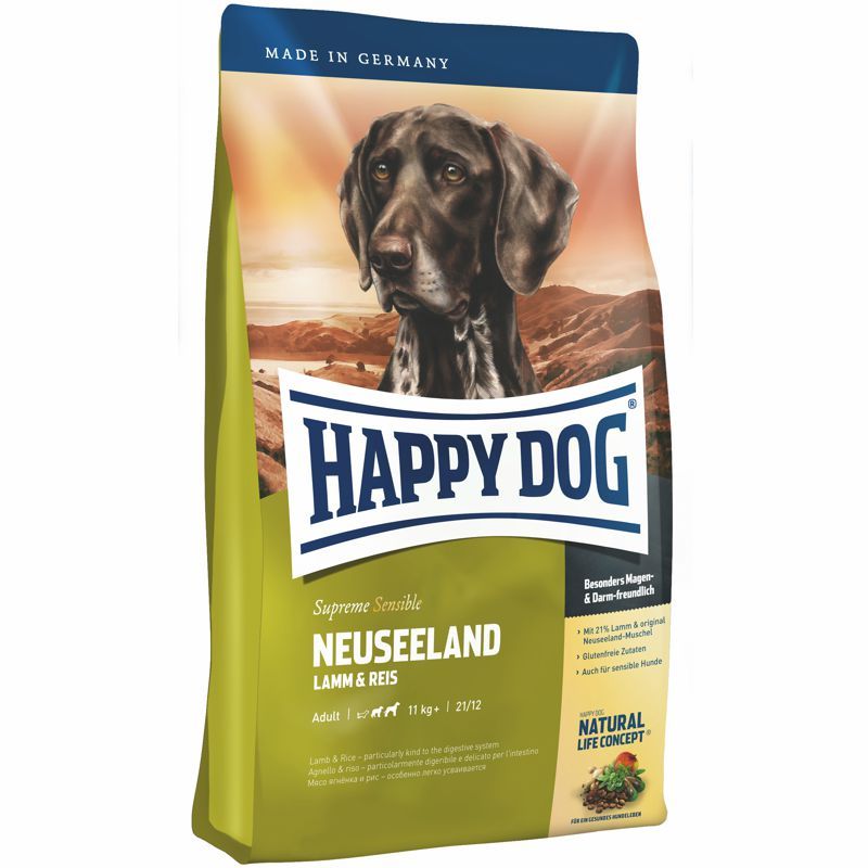 Happy Dog Supreme Neuseeland Lamm & Reis 300g