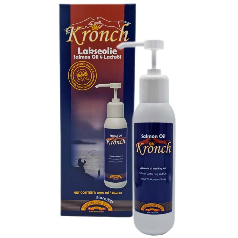 Kronch Lachsöl für Hunde und Katzen 1000 ml