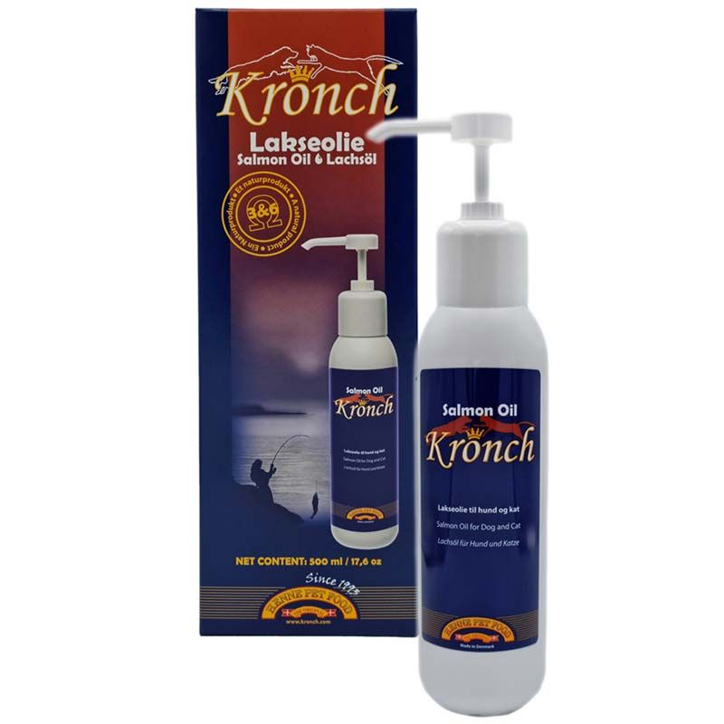 Kronch Lachsöl für Hunde und Katzen 500 ml