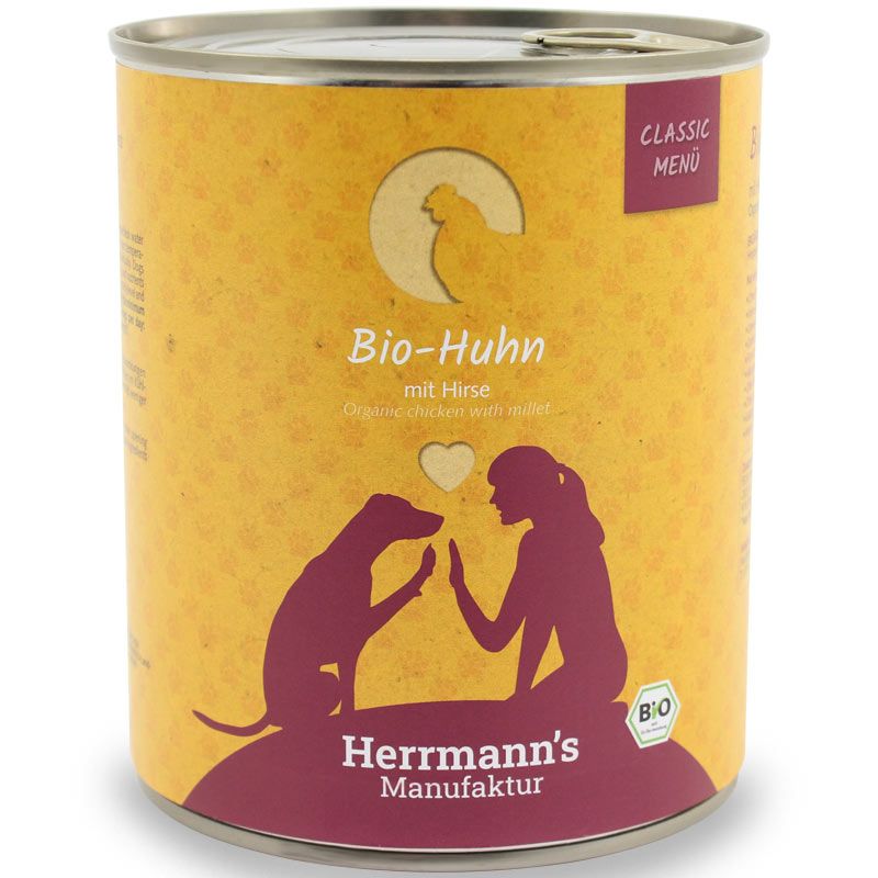Herrmanns Bio-Huhn mit Hirse 800g