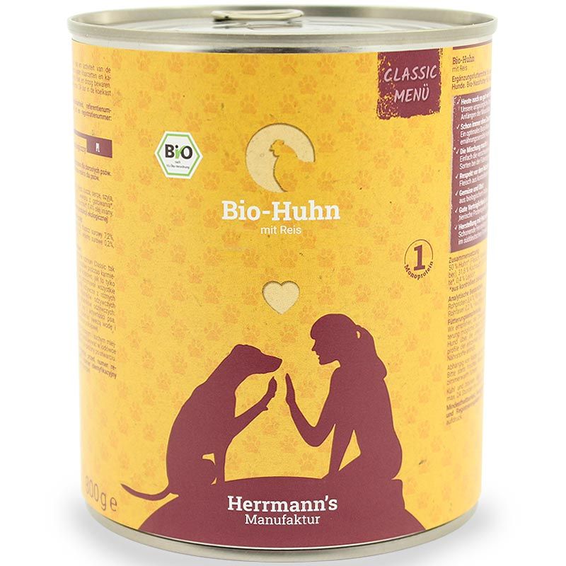 Herrmanns Bio-Huhn mit Reis 800g