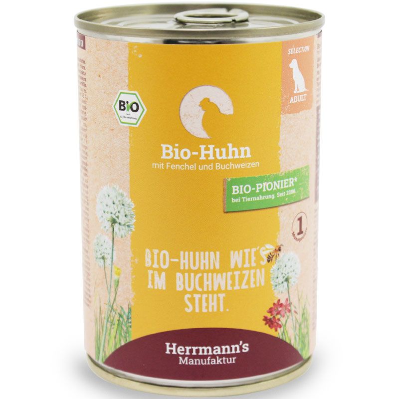 Herrmanns Selection Erwachsen Bio Huhn 400g