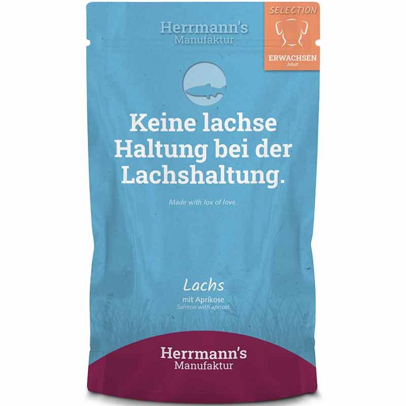 Herrmanns Selection Erwachsen Lachs Pouch 150g