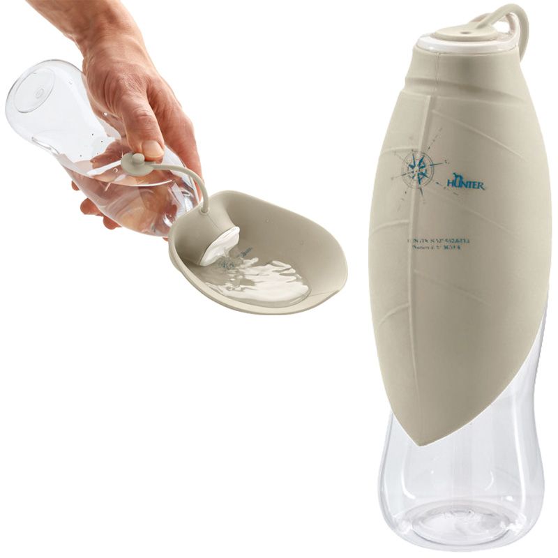 Hunter Outdoor Trinkflasche mit Silikonnapf List 550ml,beige