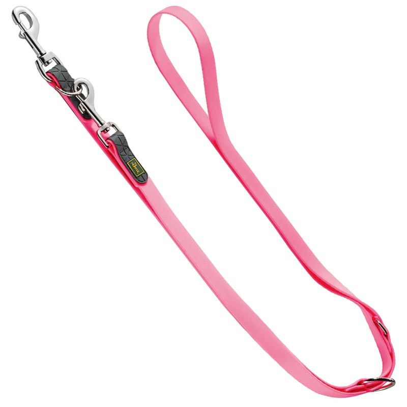 Hunter verstell. Führleine Convenience 15/200cm, neonpink