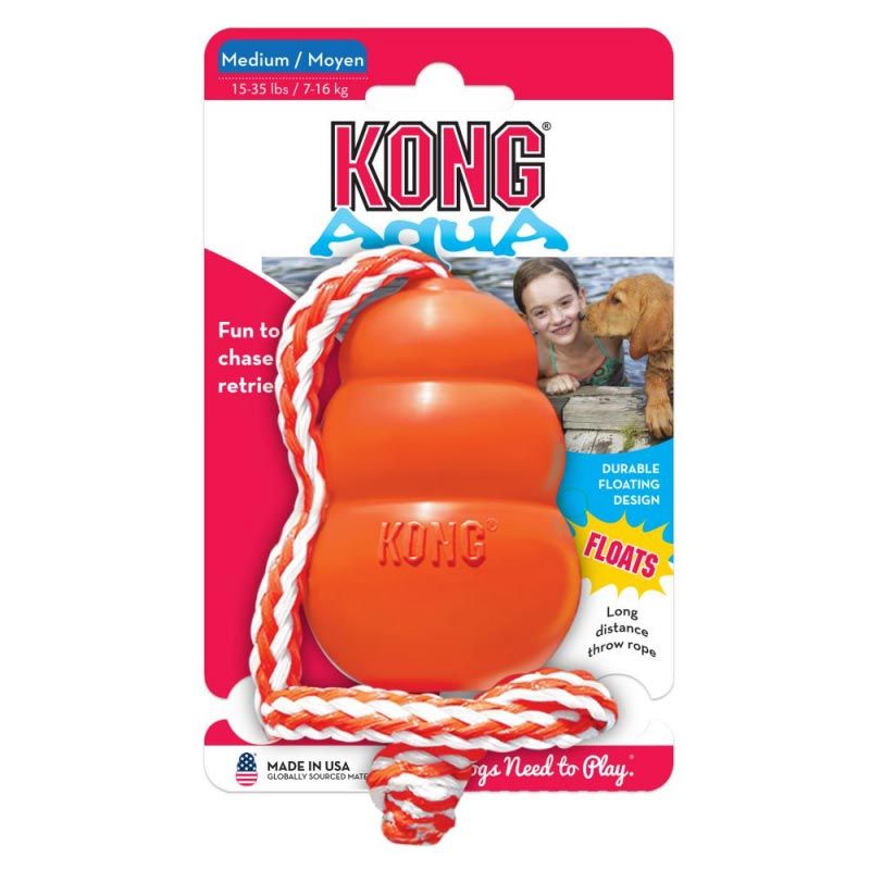 KONG Aqua mit Wurftau Medium 9 cm