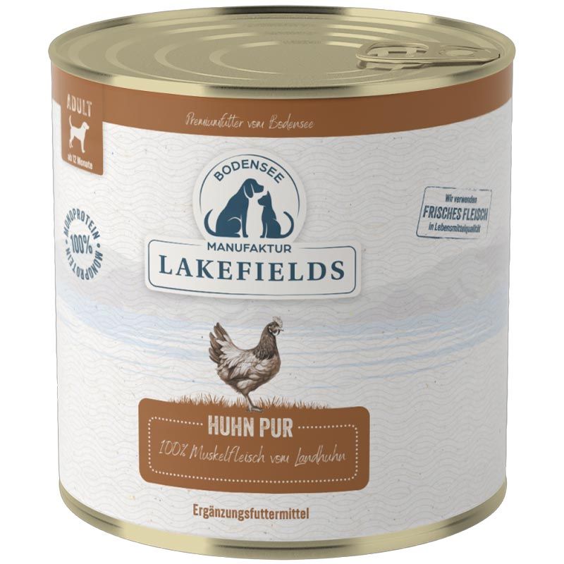 Lakefields Dosenfleisch Huhn Pur 800g