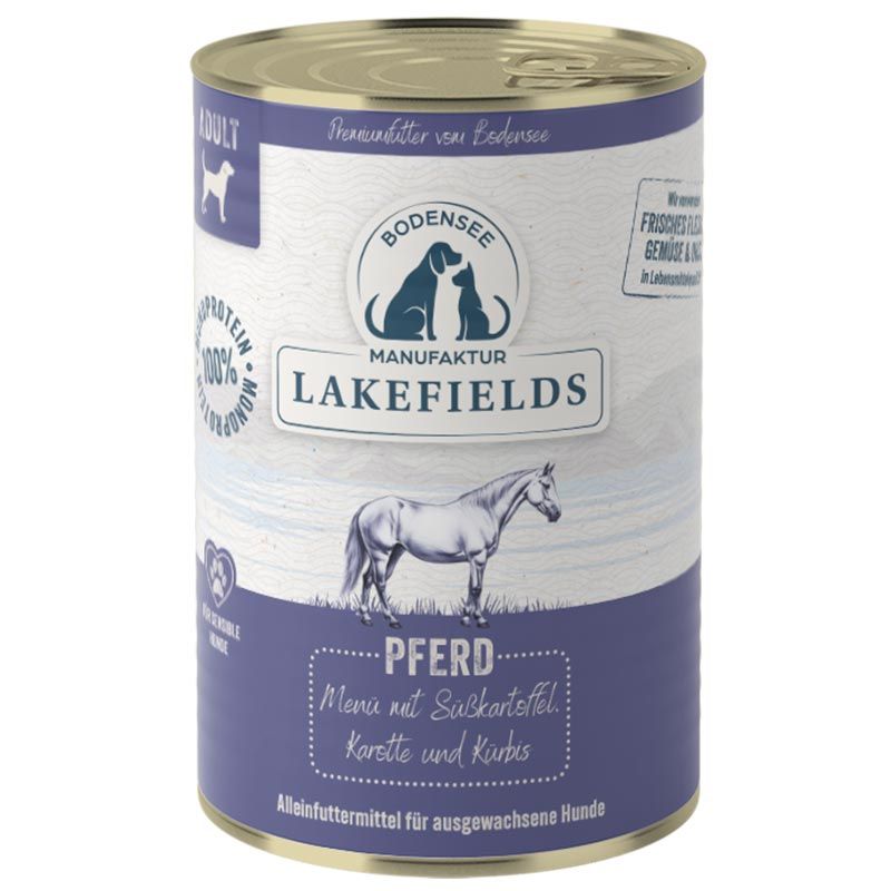 Lakefields Dosenfleisch-Menü Pferd 400g