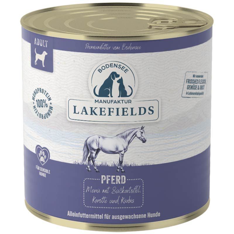 Lakefields Dosenfleisch-Menü Pferd 800g