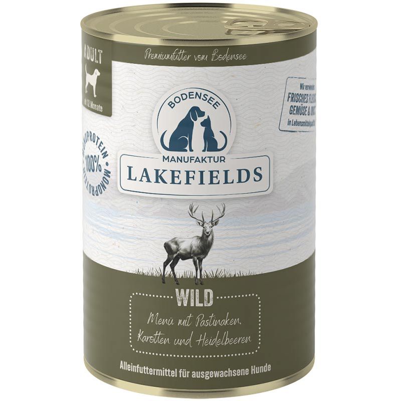 Lakefields Dosenfleisch-Menü Wild 400g