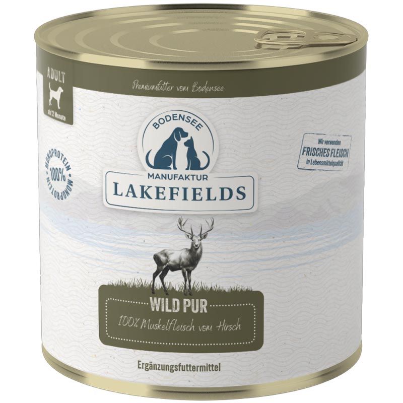 Lakefields Dosenfleisch Wild Pur 800g