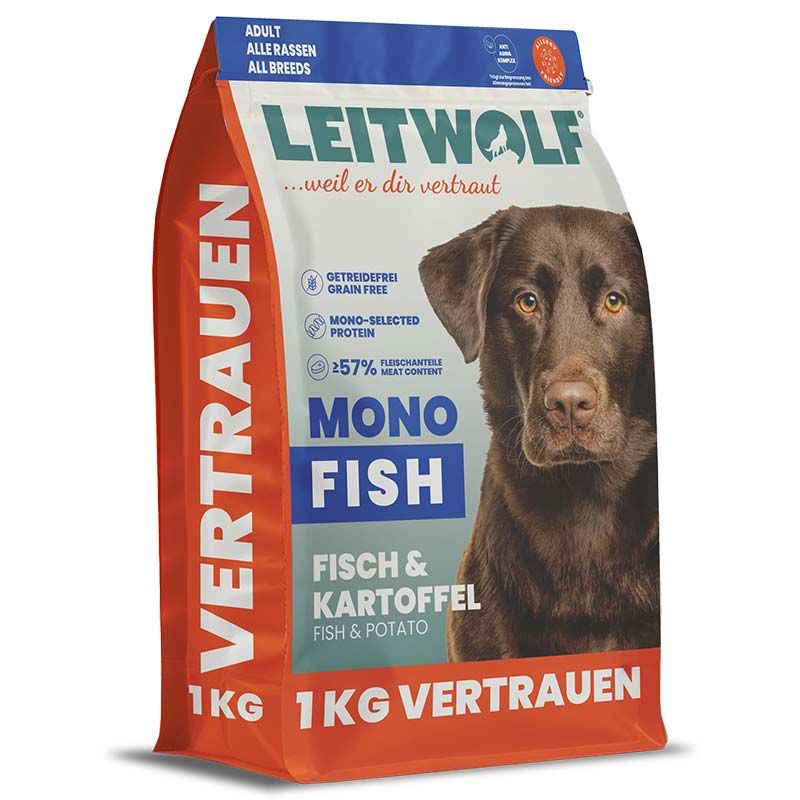Leitwolf Mono Fish Adult Fisch + Kartoffel 1 kg