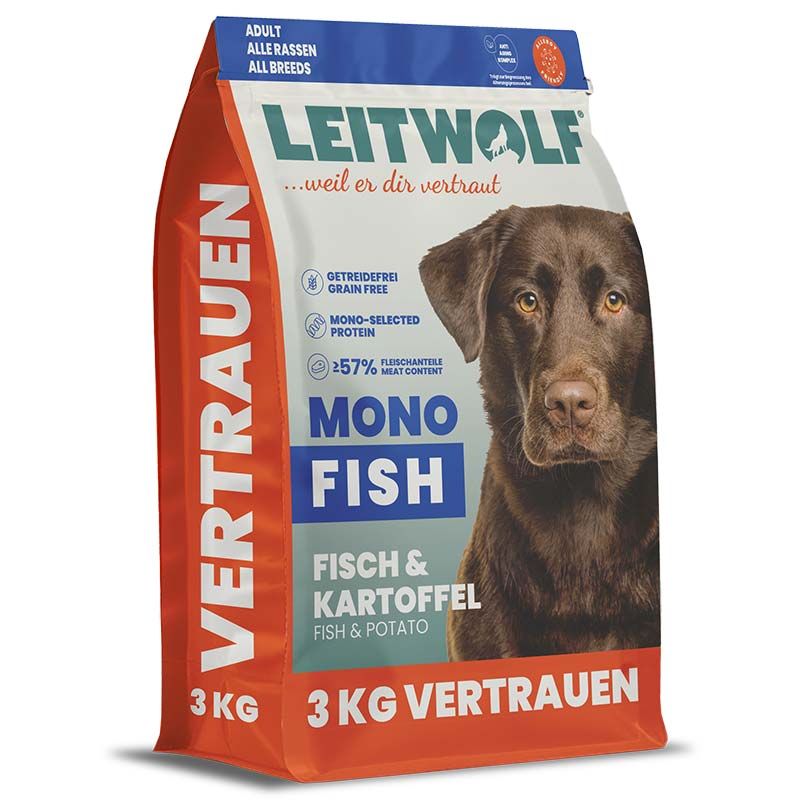 Leitwolf Mono Fish Adult Fisch + Kartoffel 3 kg