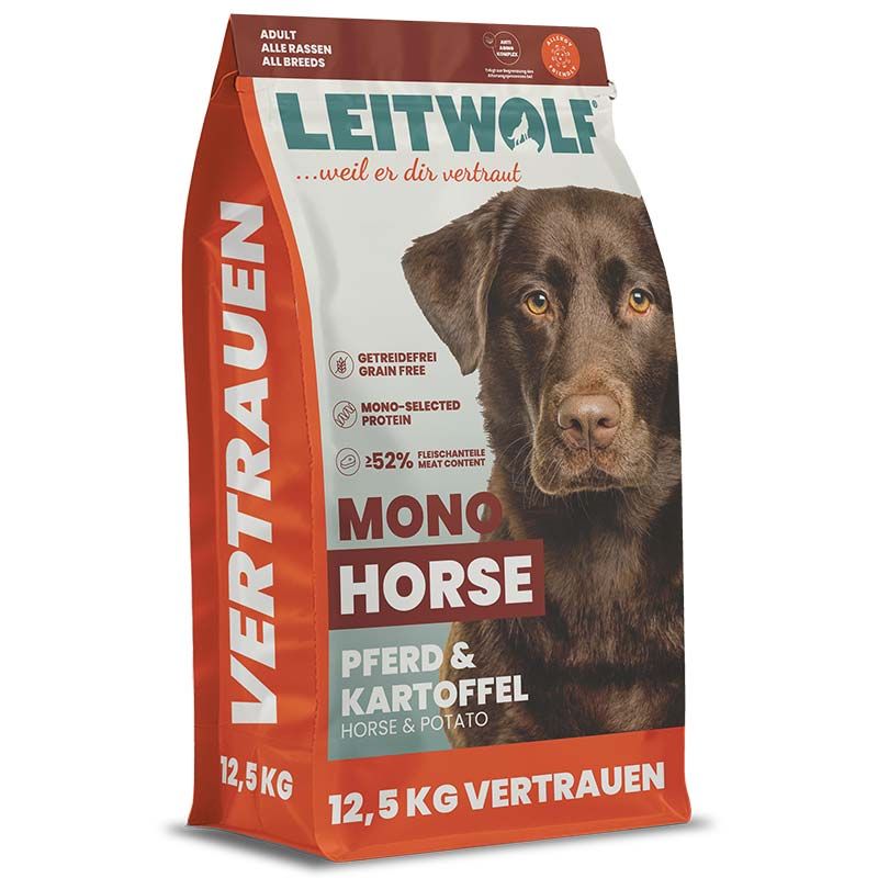 Leitwolf Mono Horse Adult Pferd + Kartoffel 12,5 kg