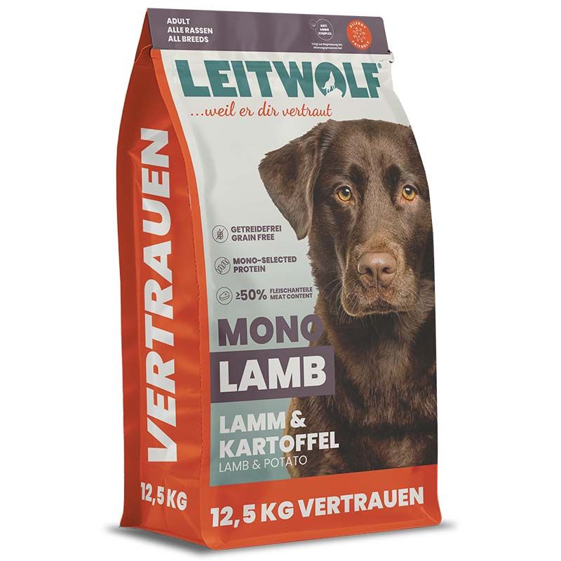 Leitwolf Mono Lamb Adult Lamm + Kartoffel 12,5 kg