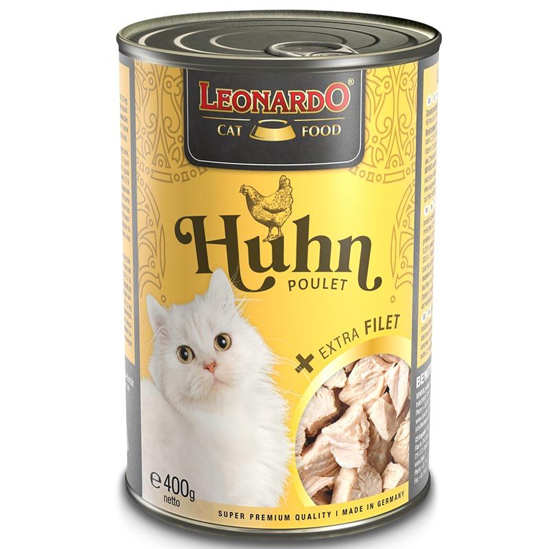 Leonardo Dose Huhn + extra Filet 400g