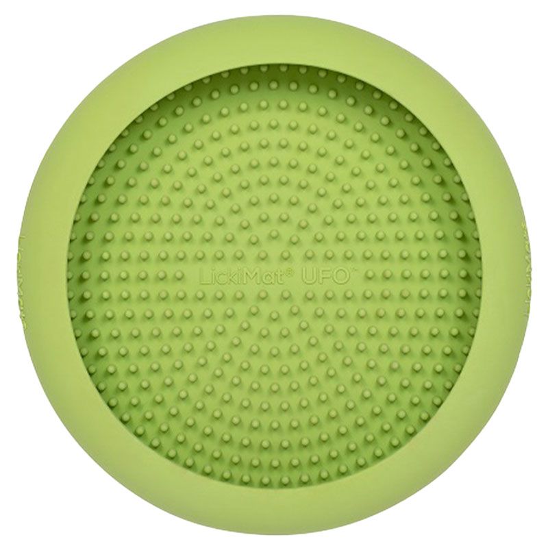 LickiMat UFO Schleckschale, green, 18,5x18,5x5cm