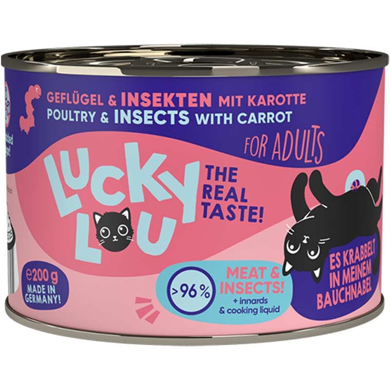 Lucky Lou Lifestage Adult Geflügel + Insekten 200g