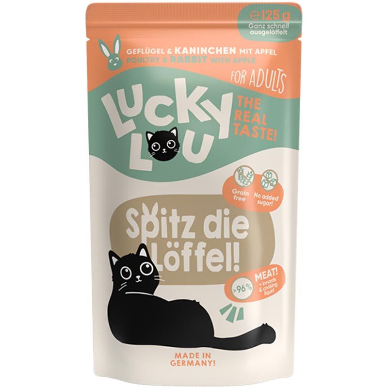 Lucky Lou Lifestage Adult Geflügel + Kaninchen 125g