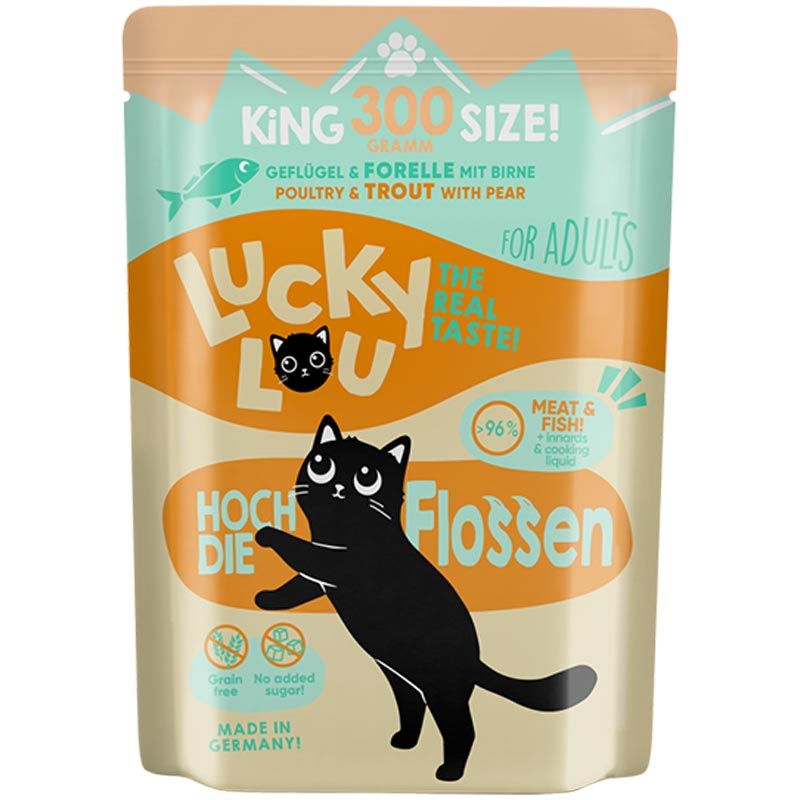 Lucky Lou Lifestage Adult Geflügel + Forelle 300g