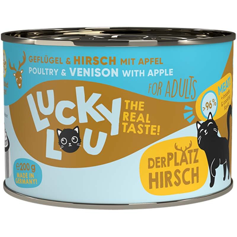 Lucky Lou Lifestage Adult Geflügel + Hirsch 200g