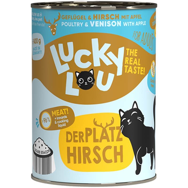 Lucky Lou Lifestage Adult Geflügel + Hirsch 400g
