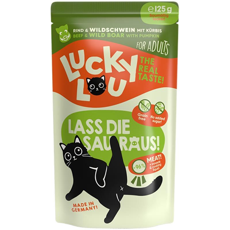 Lucky Lou Lifestage Adult Rind + Wildschwein 125g