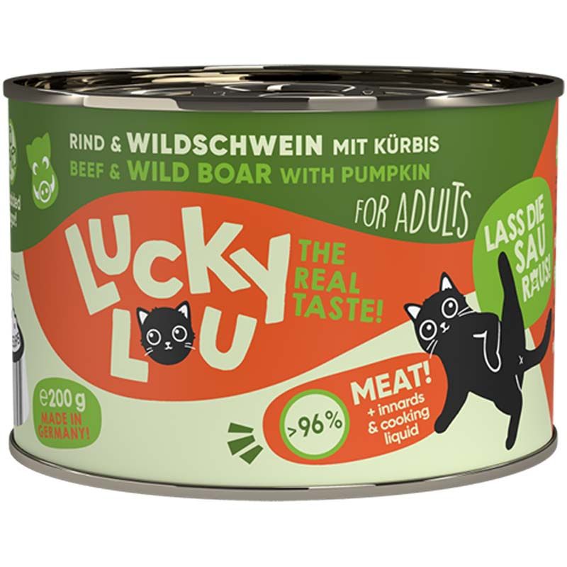 Lucky Lou Lifestage Adult Rind + Wildschwein 200g
