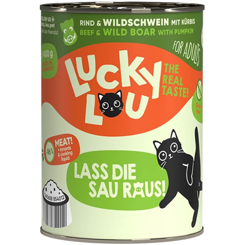 Lucky Lou Lifestage Adult Rind + Wildschwein 400g