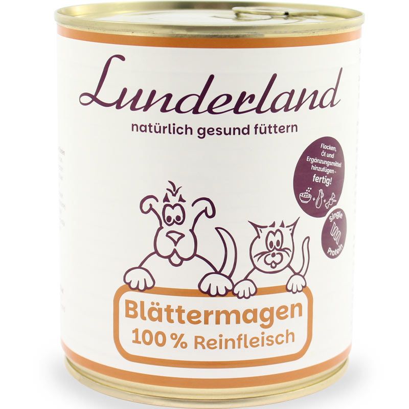 Lunderland Reinfleisch-Dose Blättermagen 800g