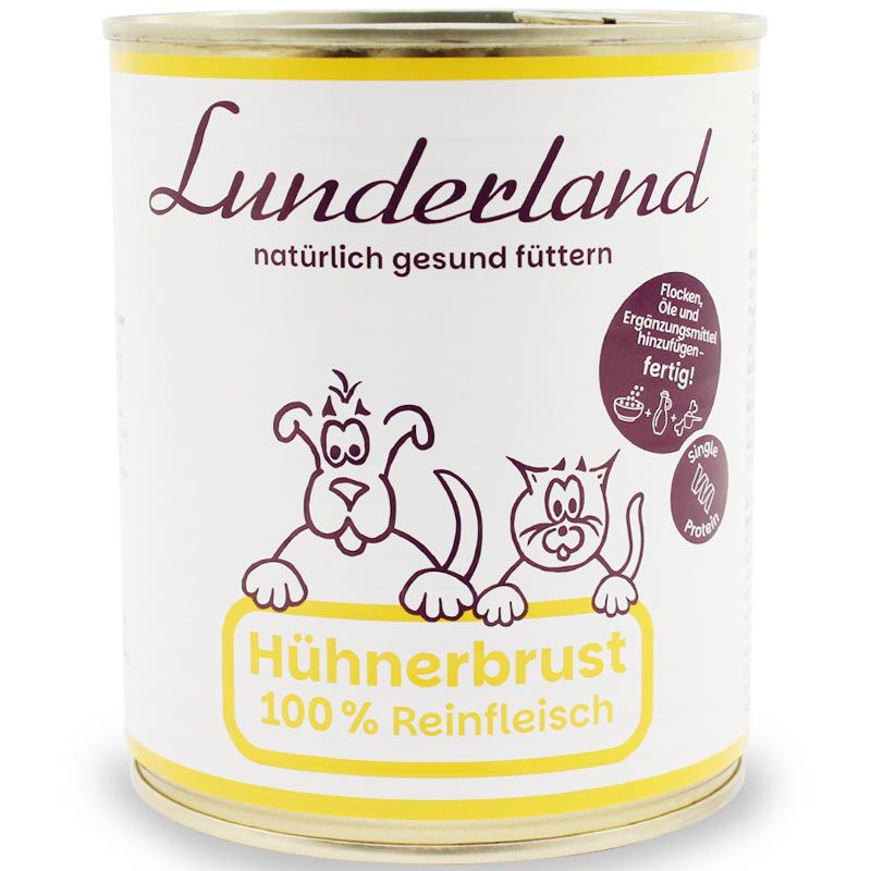 Lunderland Reinfleisch-Dose Hühnerbrust 800g