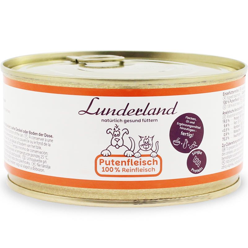 Lunderland Reinfleisch-Dose Putenfleisch 300g
