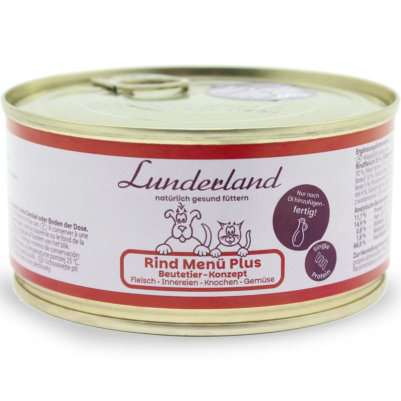Lunderland Rind Menü Plus Dose 300g
